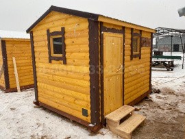 Баня из бруса 3х2.25 м (Тип-1/1) с доставкой в Псковскую область