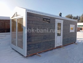 Барн баня «Эрика» 6х2.25 м с доставкой в Московскую область