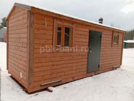 Каркасная баня «Вероника» 6х2.25 м с доставкой в Московскую область