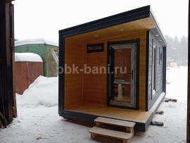 Баня в скандинавском стиле «Герда» 5х2.3 с доставкой в Воронежскую область