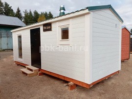 Каркасная баня «Агриппина» 6х2.25 м с доставкой в Ленинградскую область