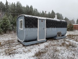 Баня-бочка квадро 6 м «Гали» с доставкой во Владимирскую область
