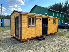 Каркасная баня «Дионисия» 6х2.25 м с доставкой в Ленинградскую область