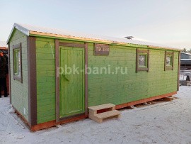 Баня каркасная «Злата» 7х2.25 м с доставкой во Владимирскую область