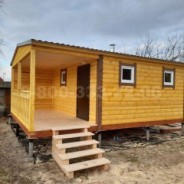 баня с лестницей