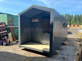 Мобильная барн баня «Хелена» 6х2.25 м с доставкой в Тверскую область