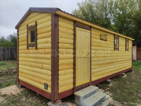 Баня из бруса 7х2,25м. (Тип-5) 