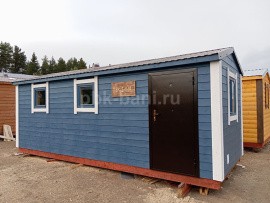 Каркасная баня «Александра» 6х2.25 м с доставкой в Ленинградскую область