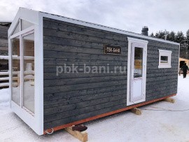 Барн баня «Эрика» 6х2.25 м с доставкой во Владимирскую область