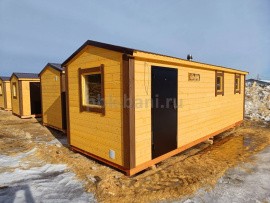 Мобильная каркасная баня «Злата» 7х2.25 м