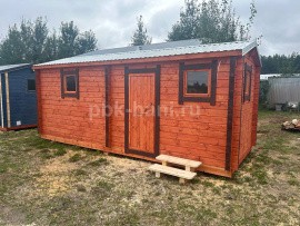 Баня из бруса «Джульетта» 6х2.4 м с доставкой в Ленинградскую область
